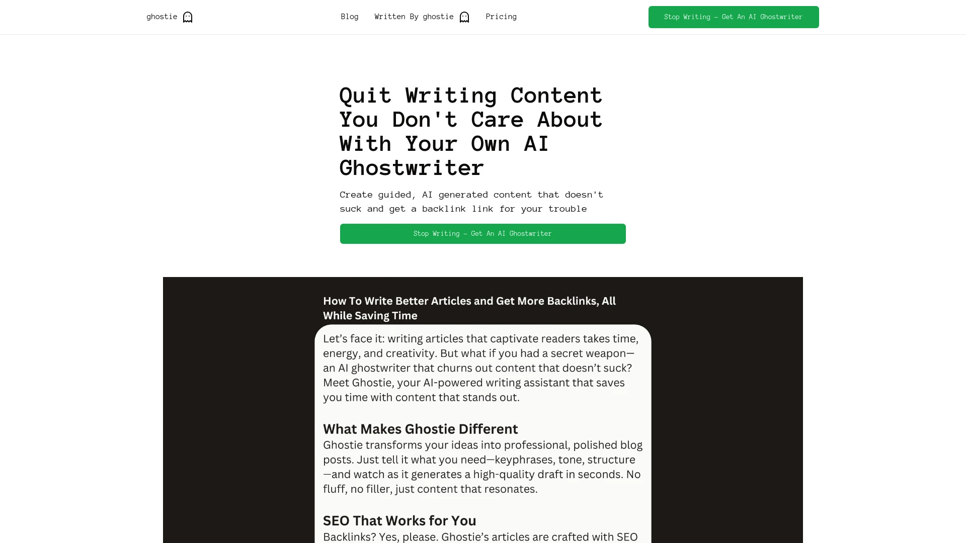 Ghostie - AI Tool Ocean