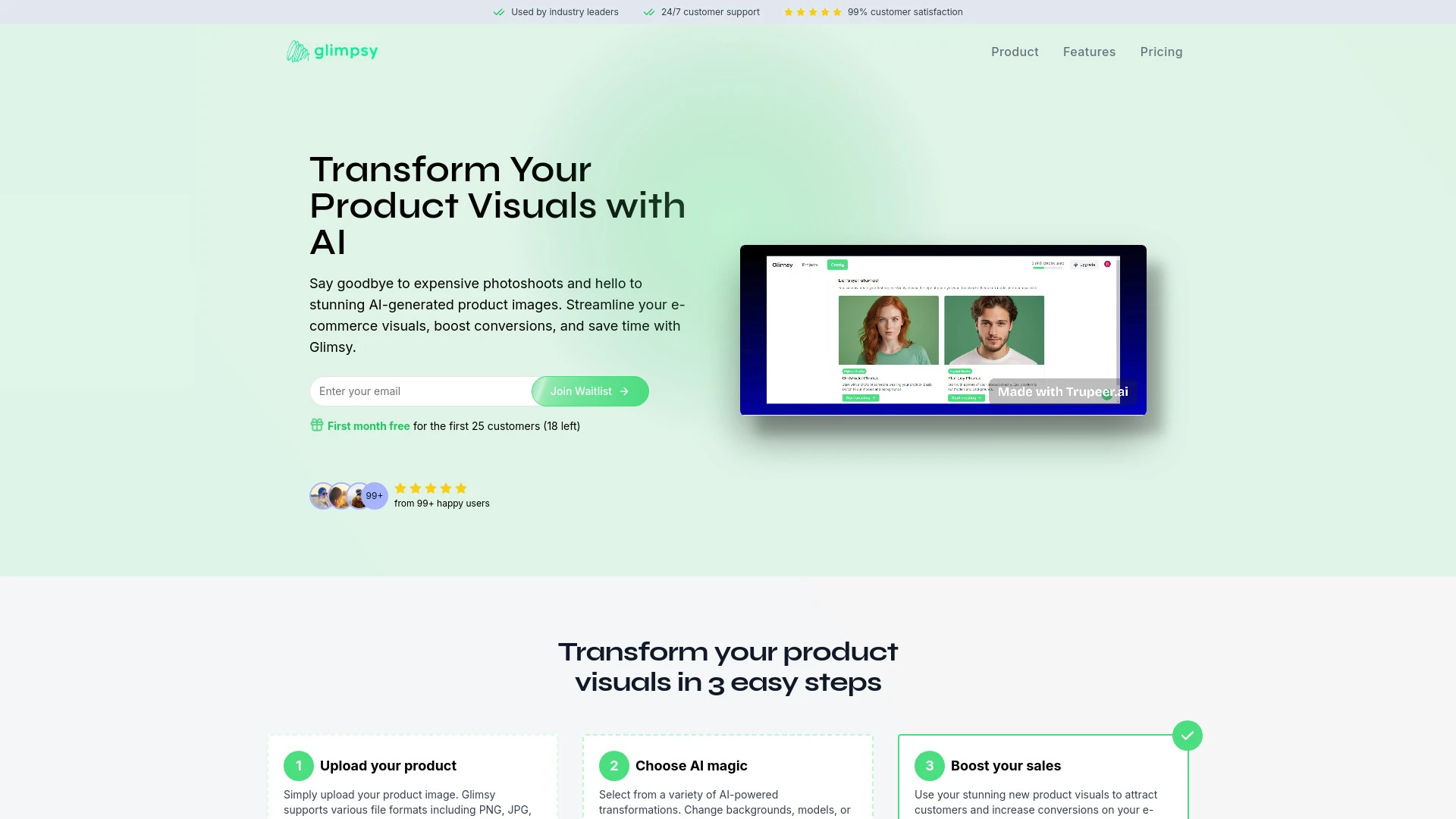 Glimsy AI - AI Tool Ocean