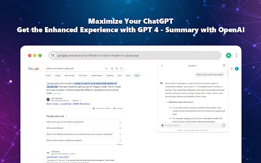 GPT-4 Chrome Extension - Chrome Extension - AI Tool Ocean