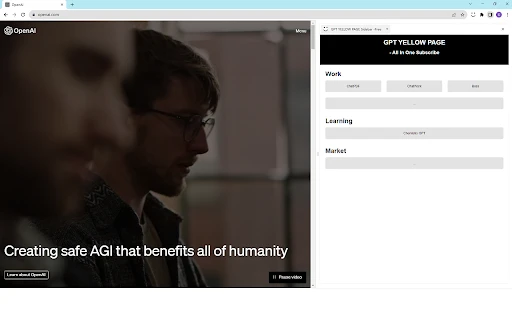 GPT YELLOW PAGE Sidebar - Chrome Extension - AI Tool Ocean