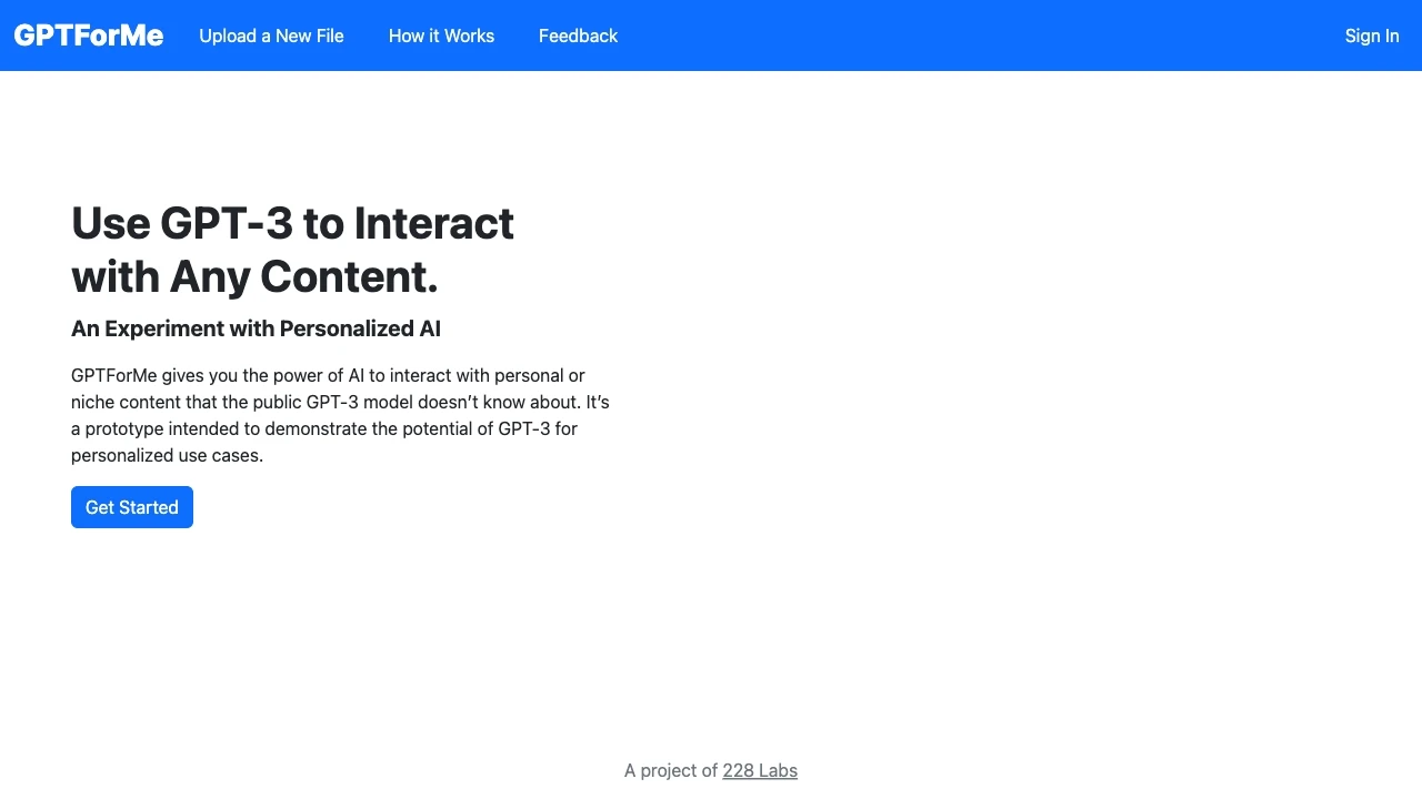 GPTForMe - AI Tool Ocean