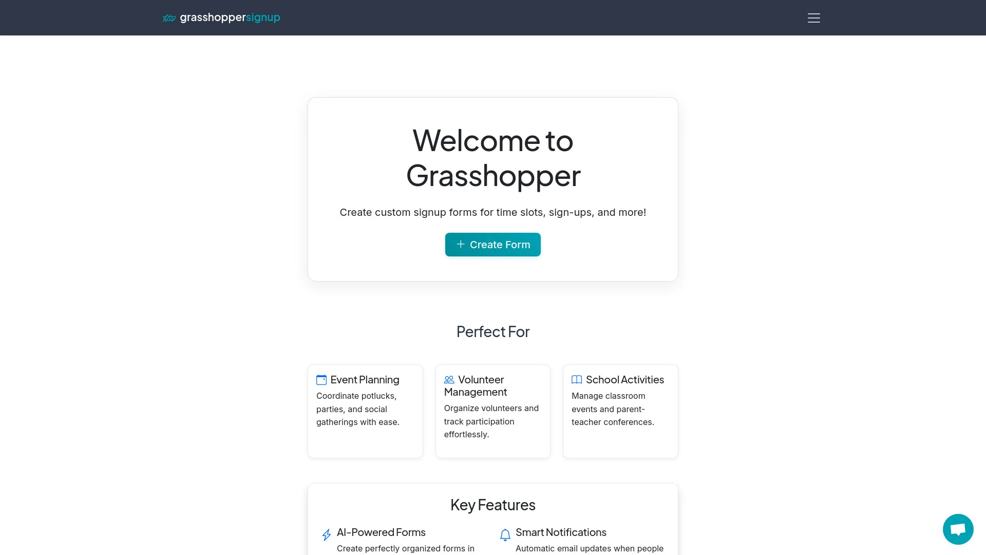 Grasshopper Signup - AI Tool Ocean