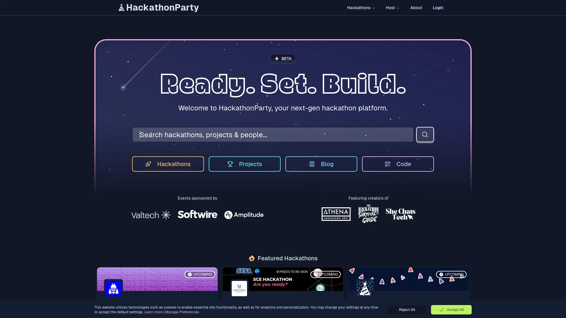 HackathonParty - AI Tool Ocean