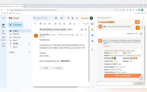 HaulHero CoPilot - Chrome Extension - AI Tool Ocean