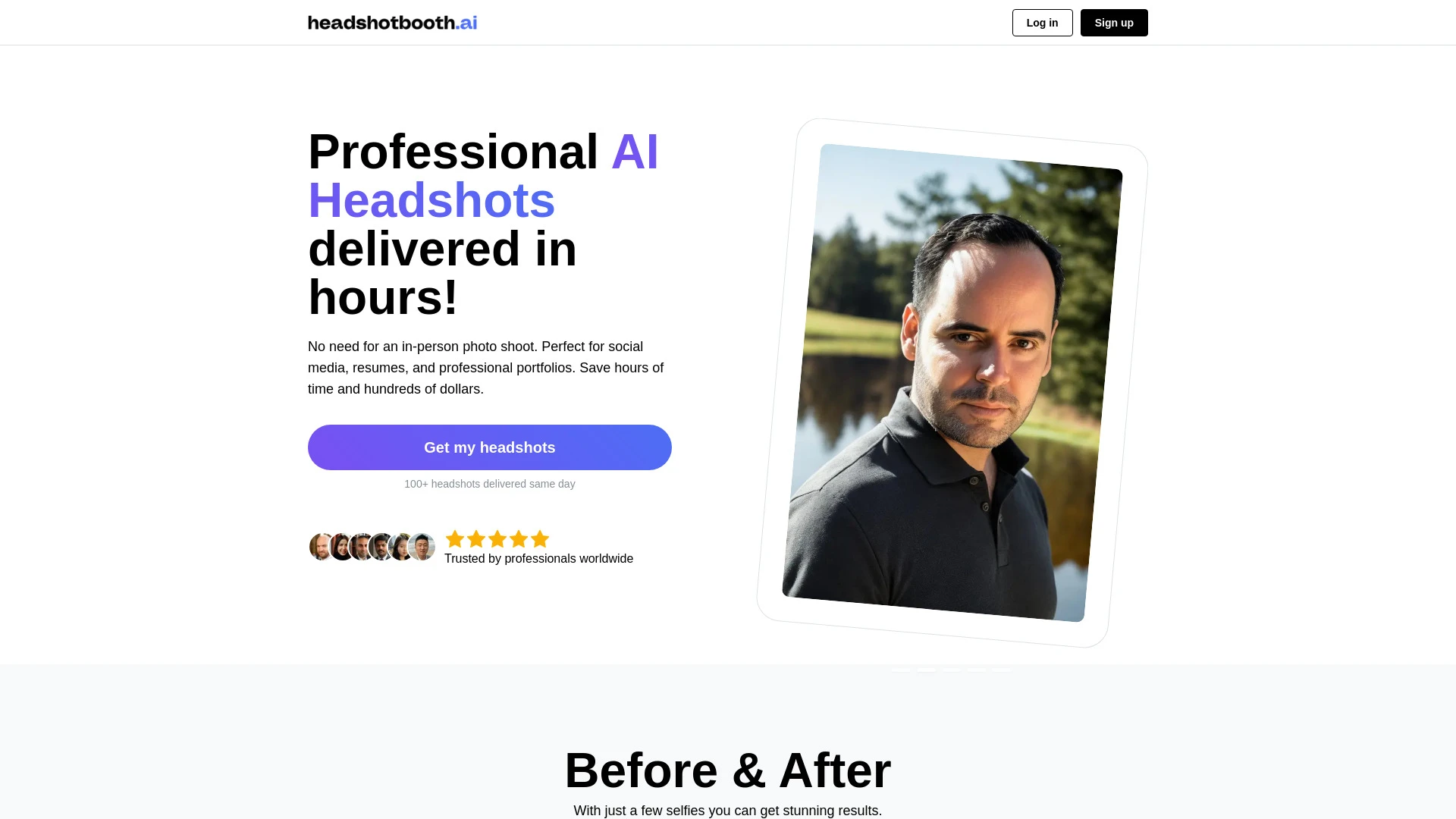 HeadshotBooth.ai - AI Tool Ocean