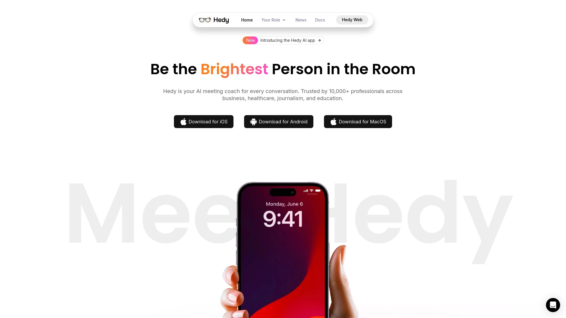 Hedy AI - AI Tool Ocean