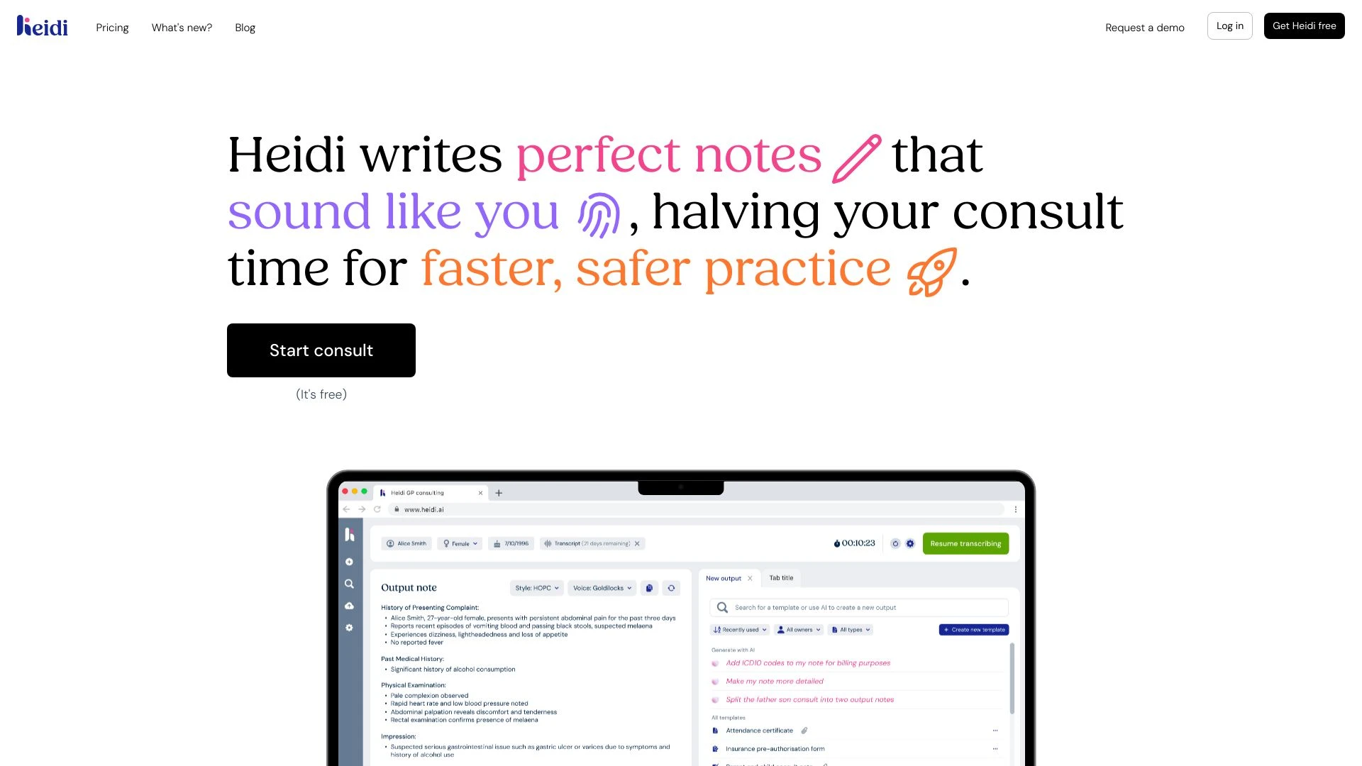 Heidi Health - AI Tool Ocean
