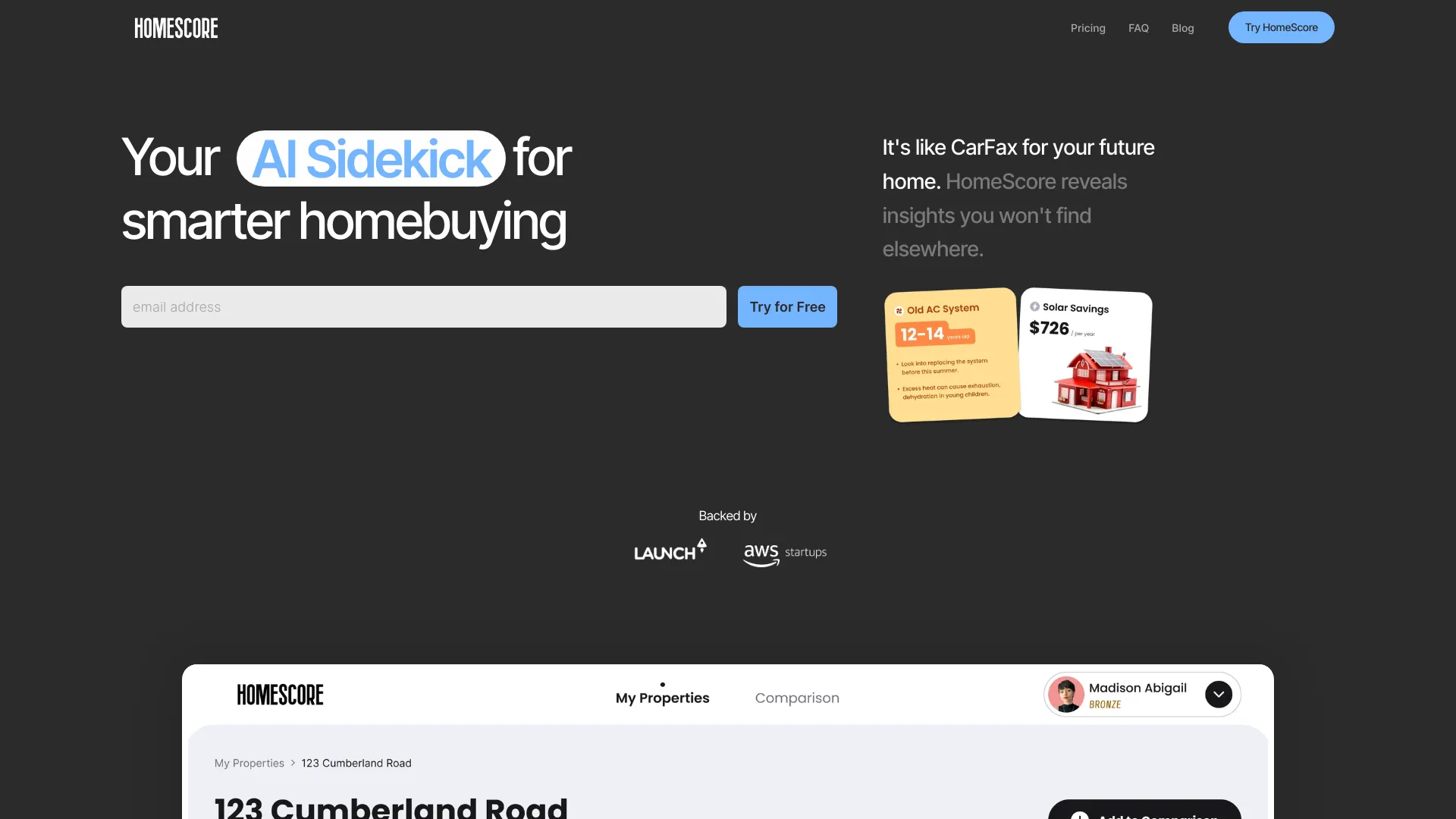 HomeScore - AI Tool Ocean