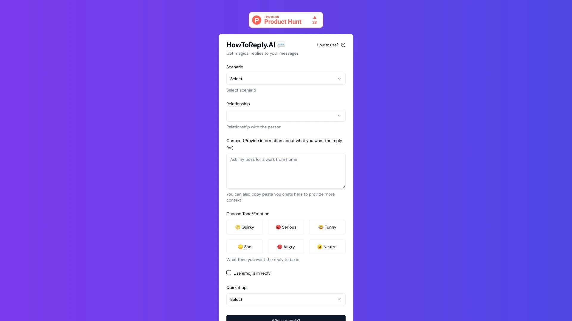 HowToReply.AI - AI Tool Ocean