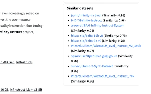 Hugging Face Dataset Enhancer - Chrome Extension - AI Tool Ocean