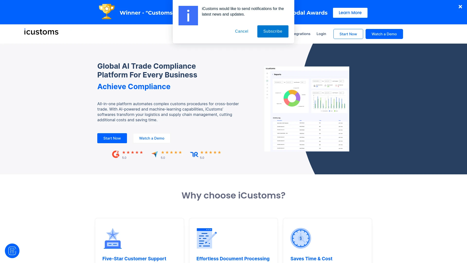 iCustoms - AI Tool Ocean