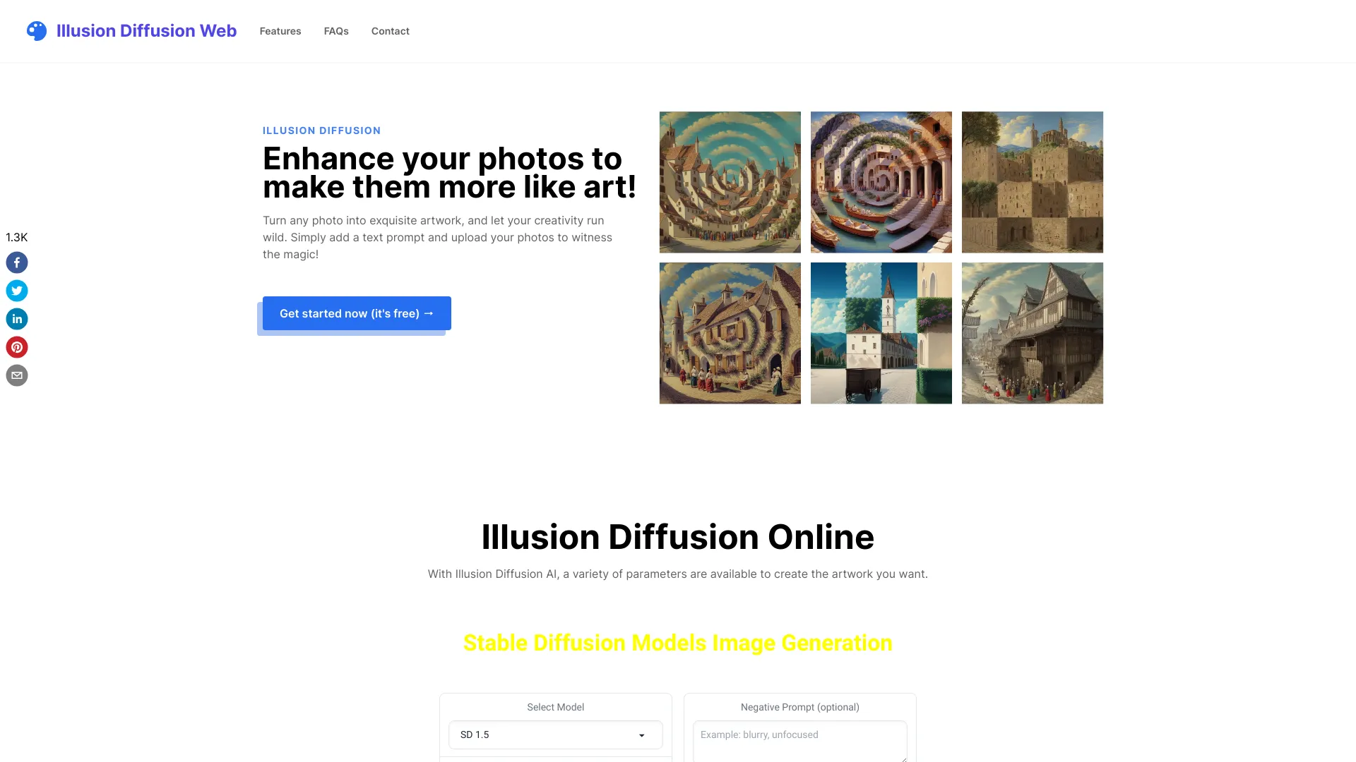 Illusion Diffusion - AI Tool Ocean