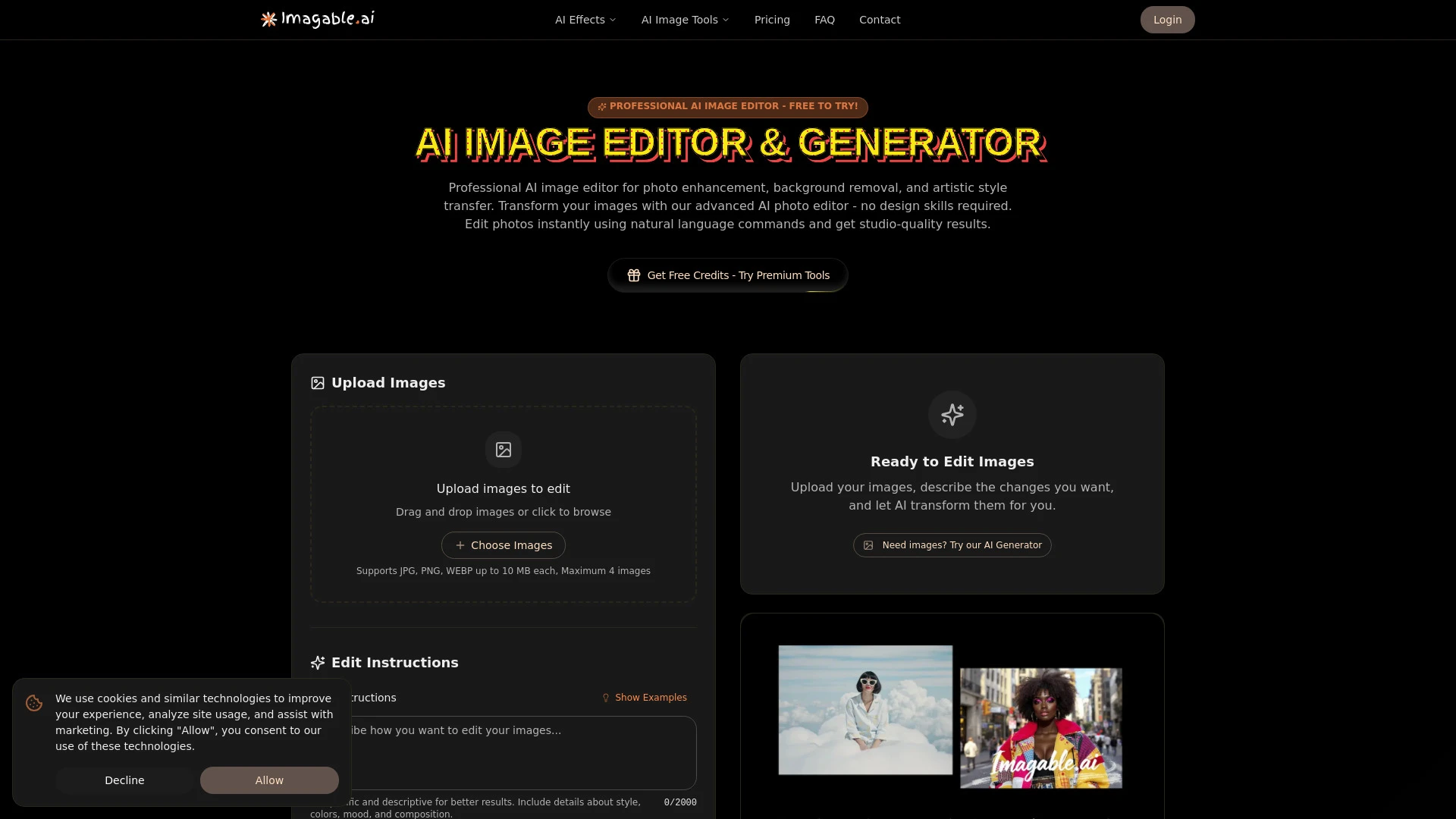 Imagable AI Image Editor - AI Tool Ocean
