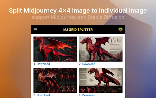 Image Splitter - Chrome Extension - AI Tool Ocean