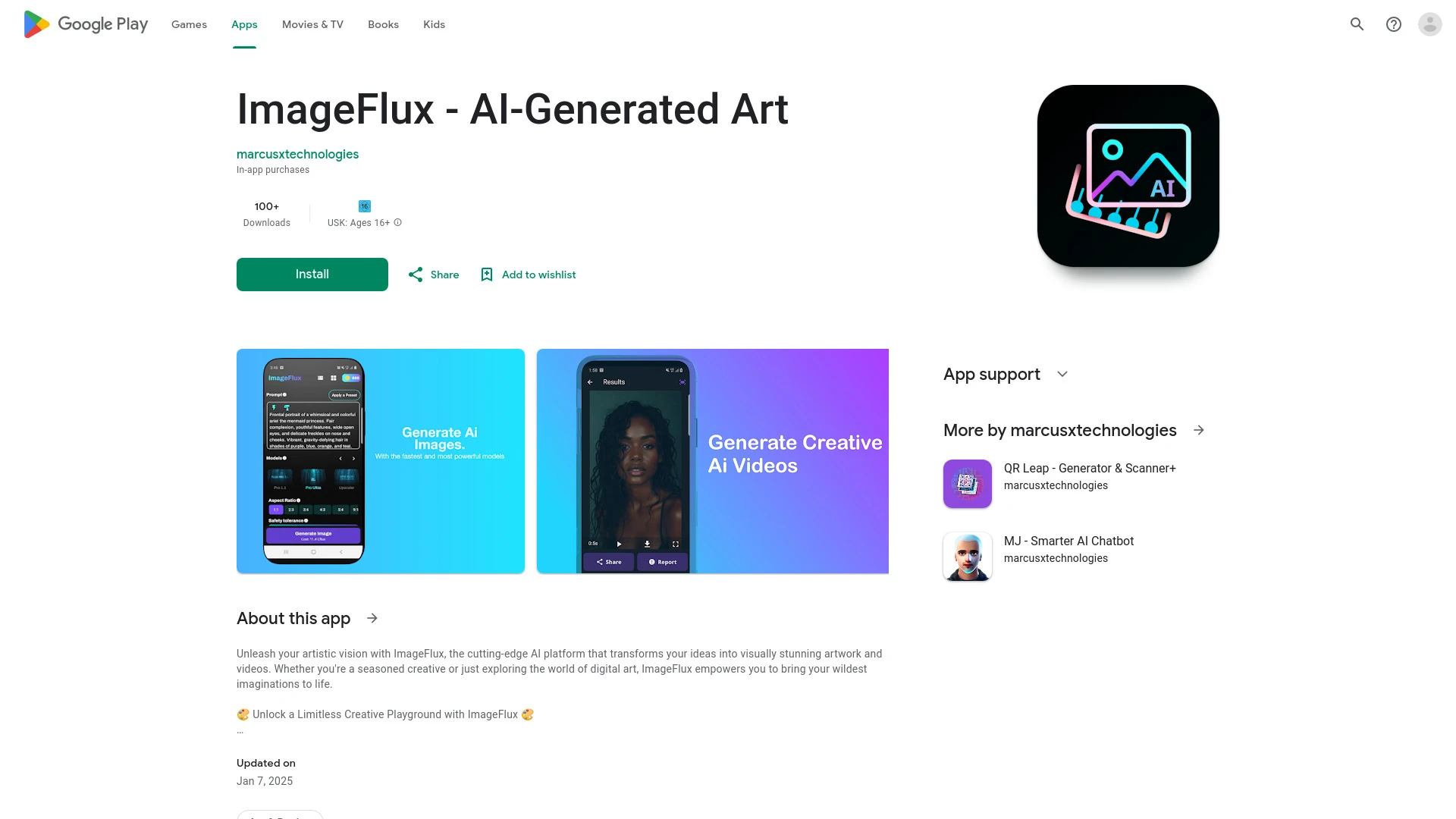 ImageFlux - AI Tool Ocean