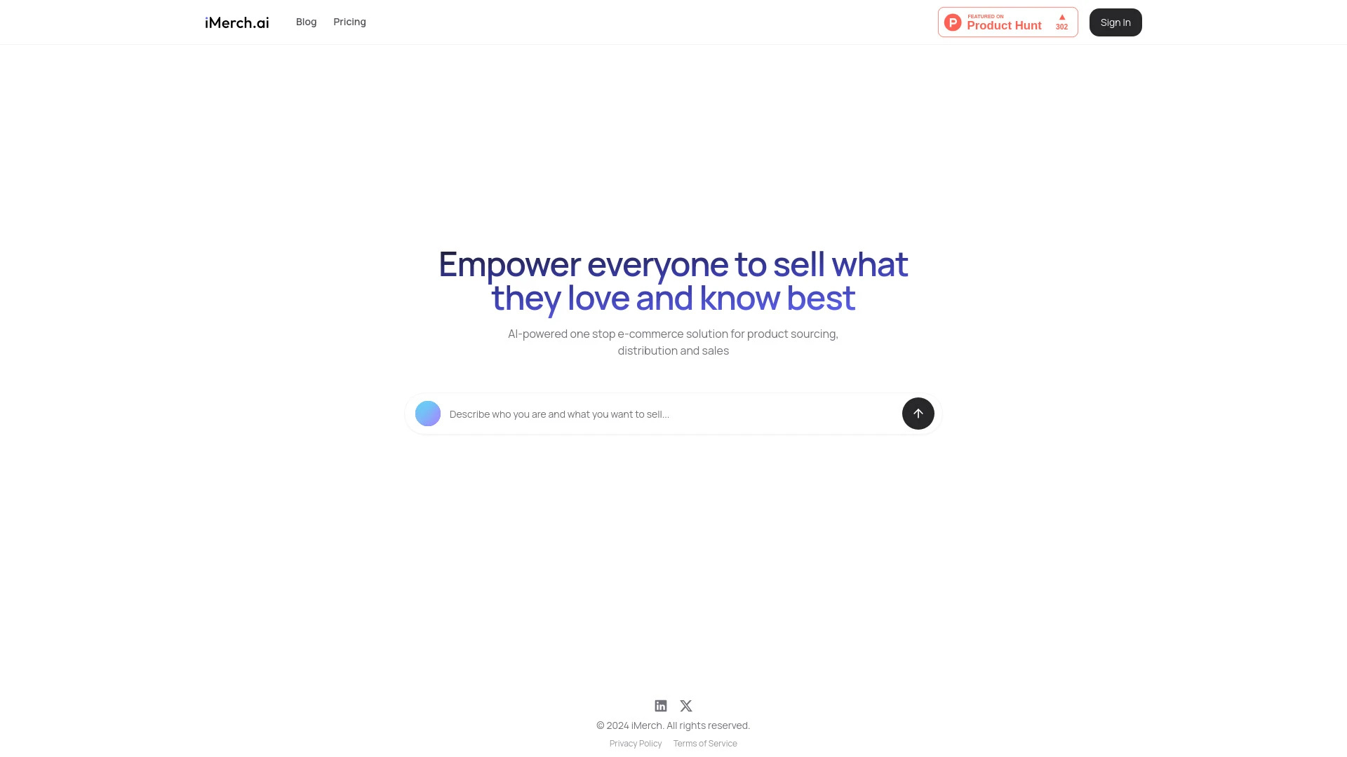 iMerch.ai - AI Tool Ocean