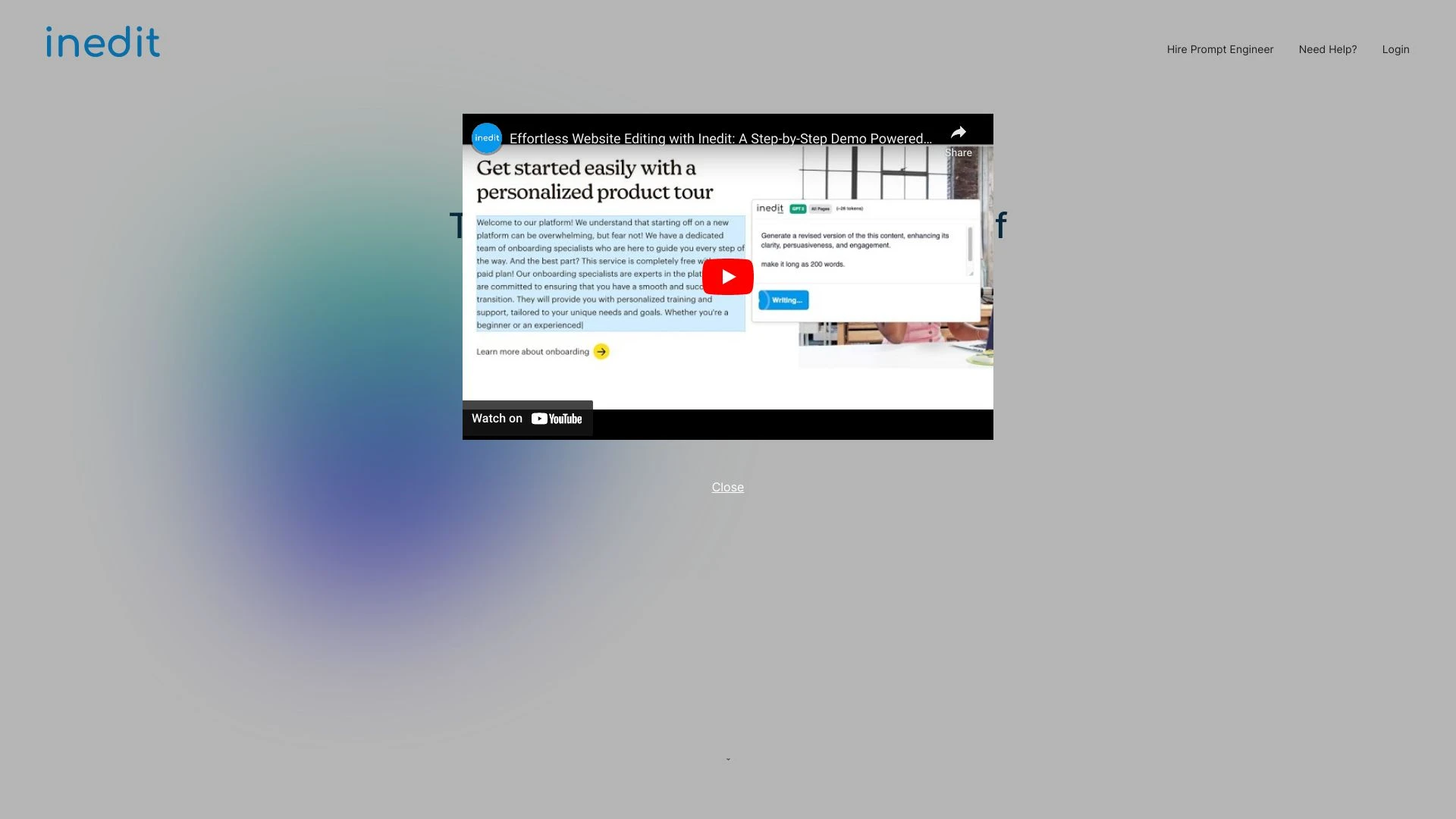 Inedit - AI Tool Ocean