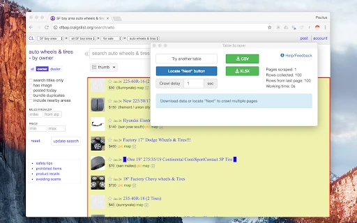Instant Data Scraper - Chrome Extension - AI Tool Ocean