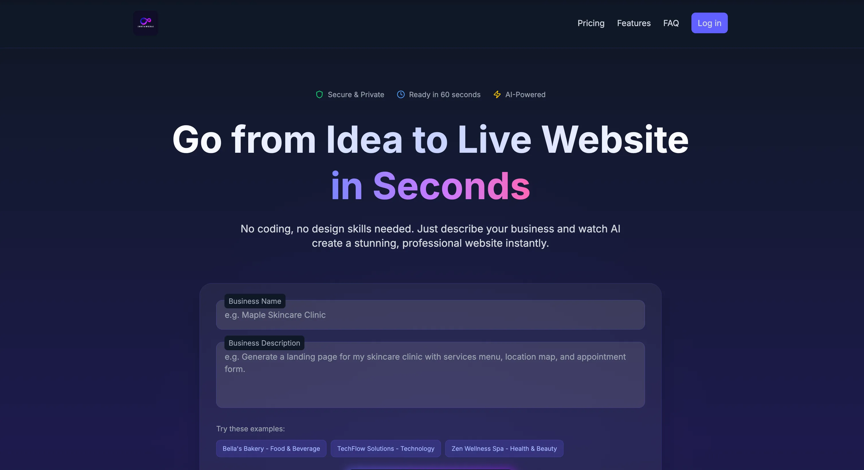 InstaWebAI - AI Tool Ocean