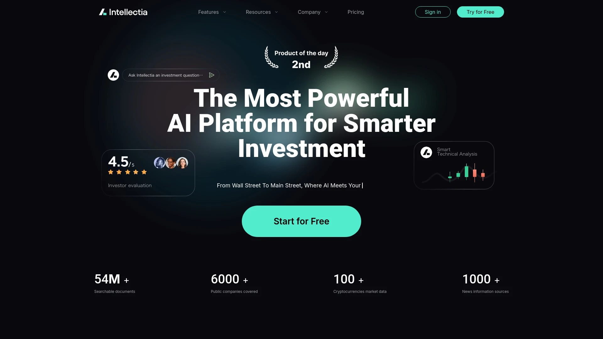 Intellectia AI - AI Tool Ocean