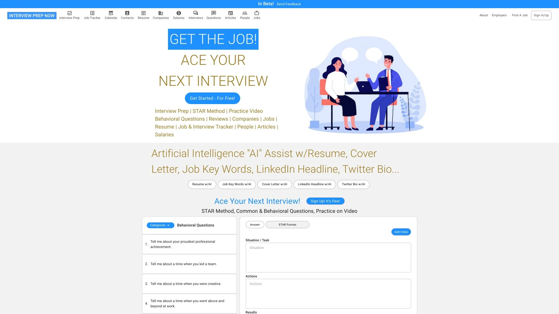 Interview Prep Now - AI Tool Ocean