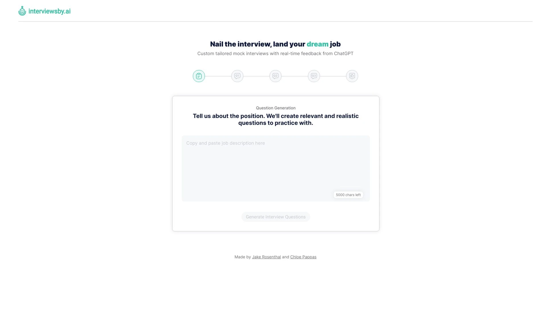 Interviews by AI - AI Tool Ocean