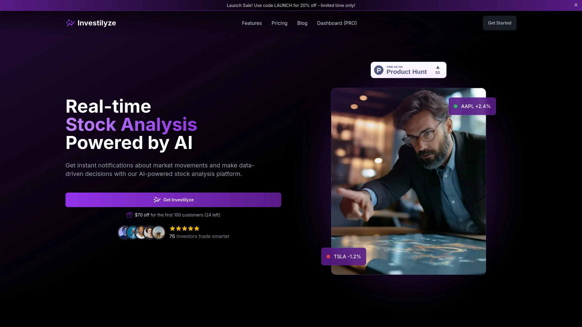 Investilyze - AI Tool Ocean