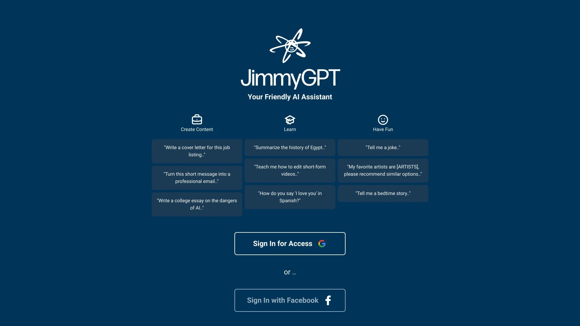 JimmyGPT - AI Tool Ocean