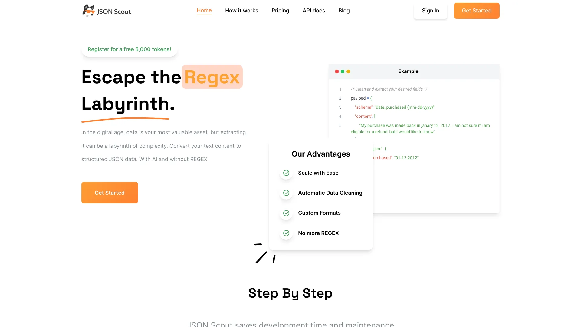 JSON Scout - AI Tool Ocean
