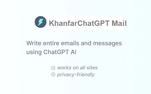 KhanfarChatGPT Mail AI - Chrome Extension - AI Tool Ocean