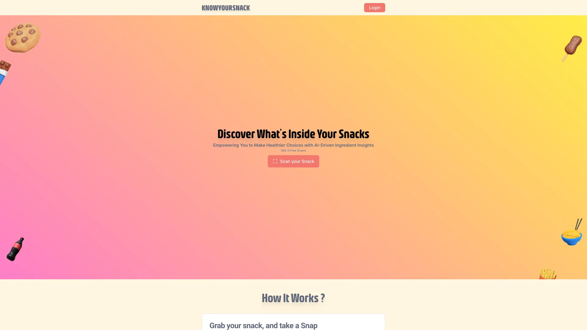 KnowYourSnack - AI Tool Ocean