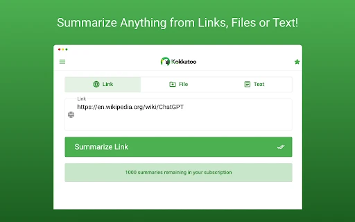 Kokkatoo - Chrome Extension - AI Tool Ocean
