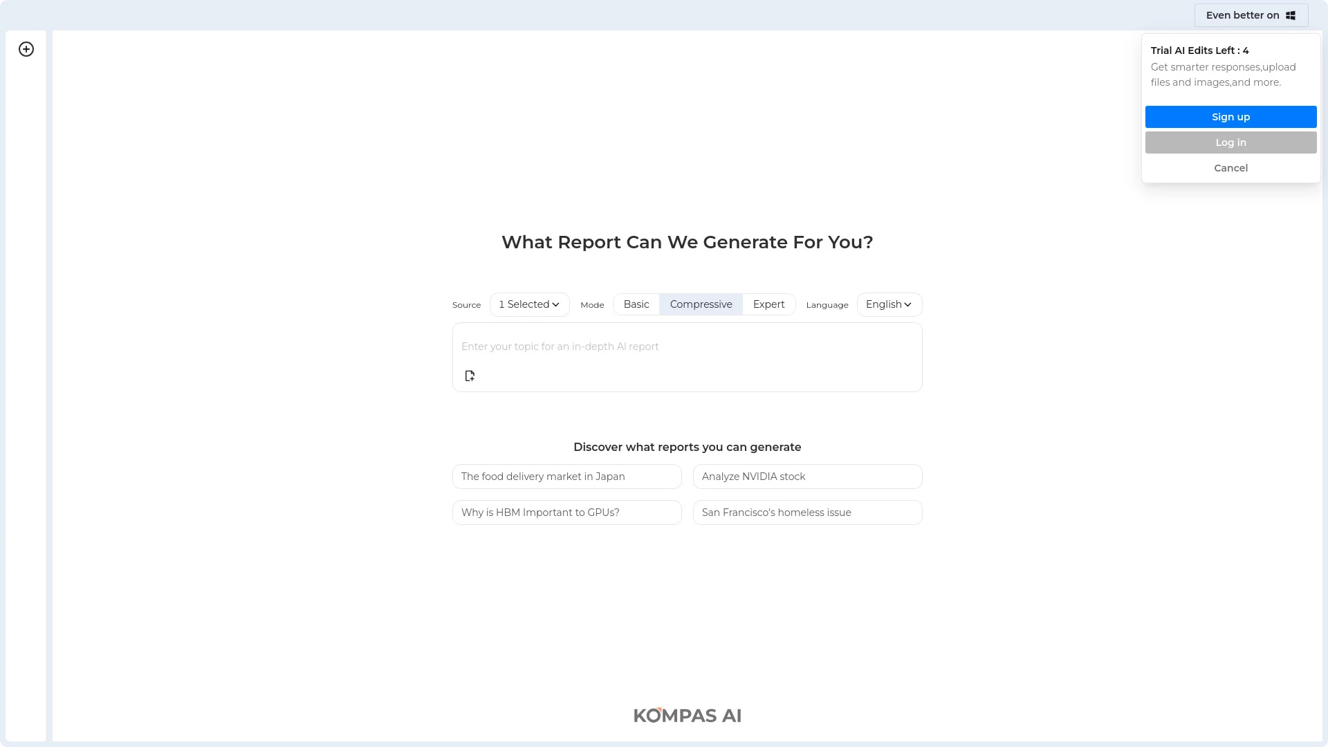 Kompas AI - AI Tool Ocean