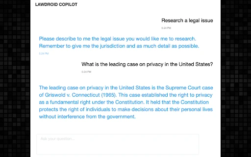 LAWDROID COPILOT - Chrome Extension - AI Tool Ocean