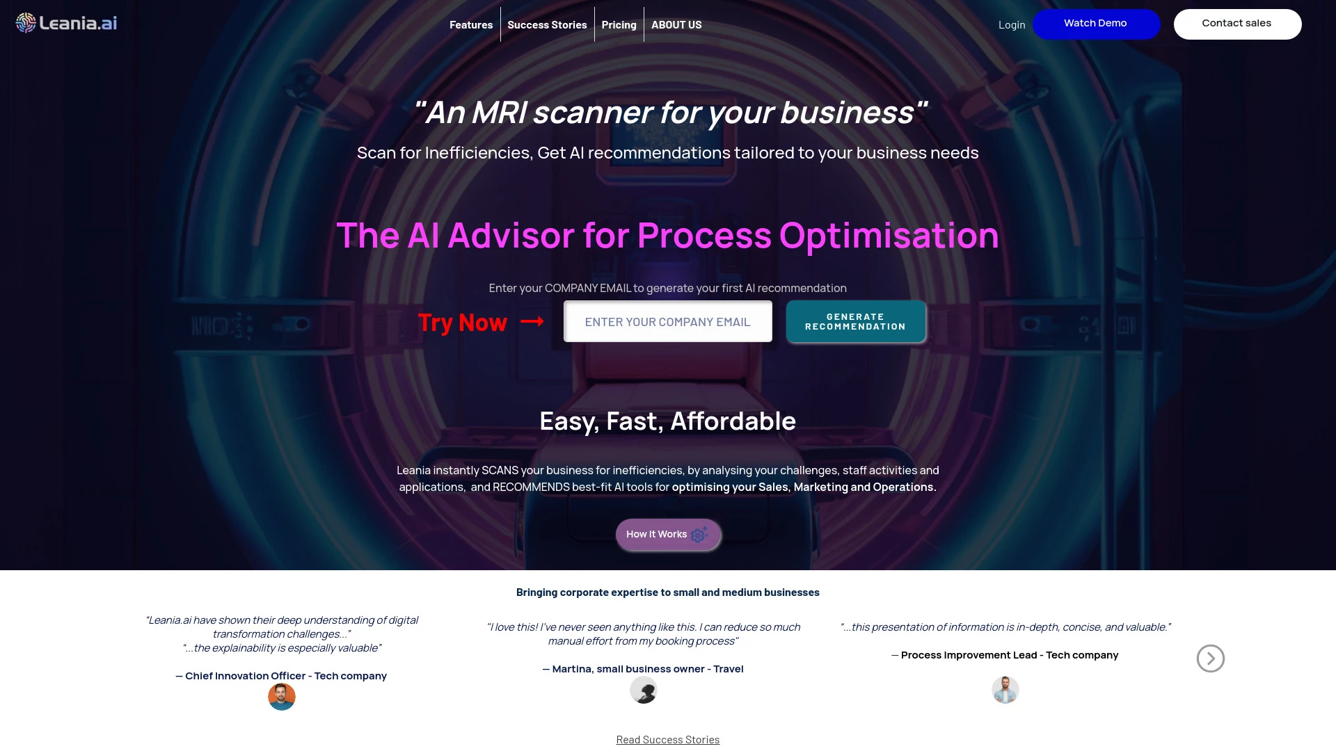Leania.ai - AI Tool Ocean