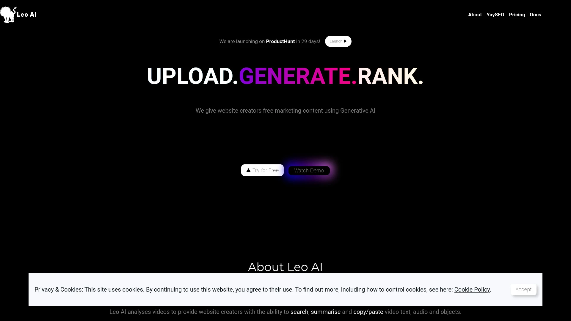 Leo AI - AI Tool Ocean