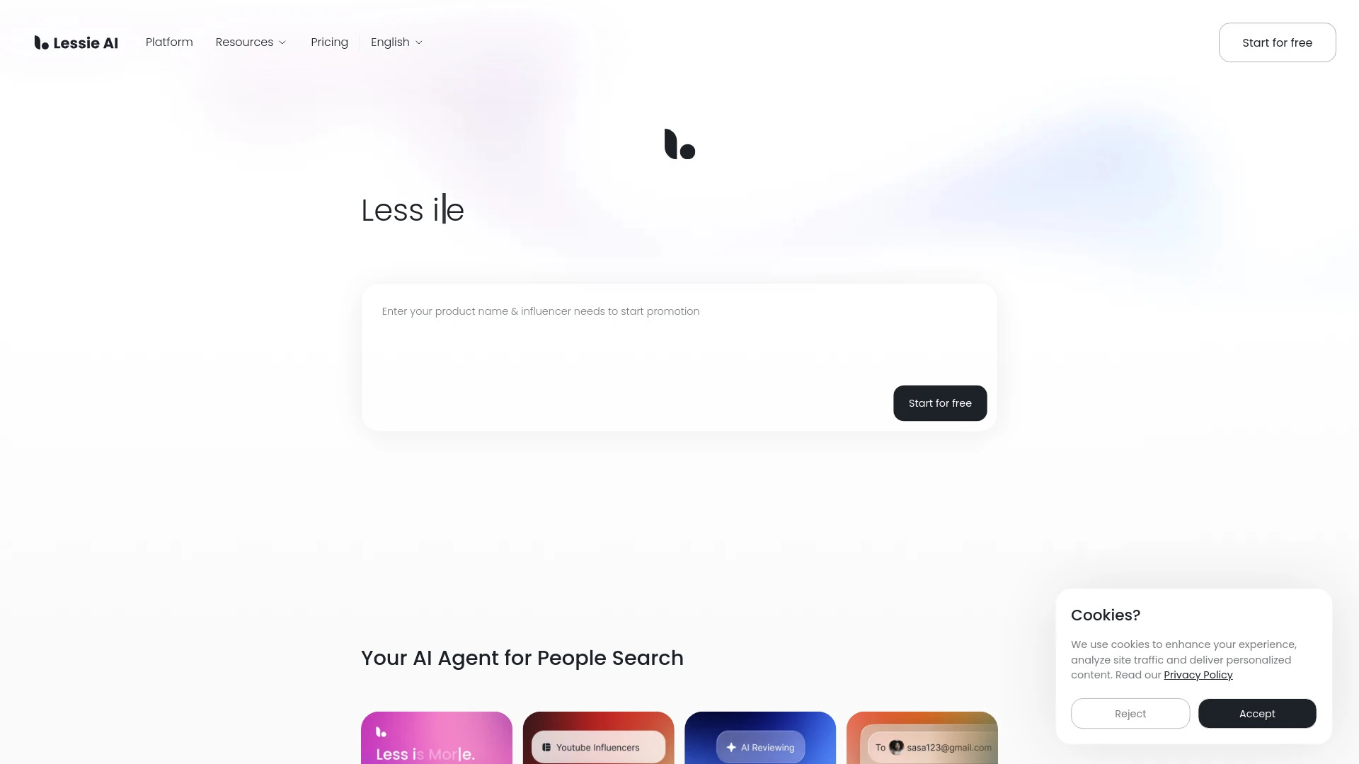 Lessie AI - AI Tool Ocean