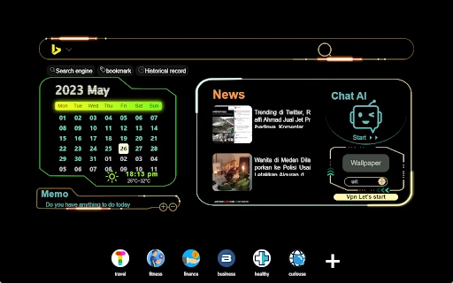 Light New Tab Extension - Chrome Extension - AI Tool Ocean