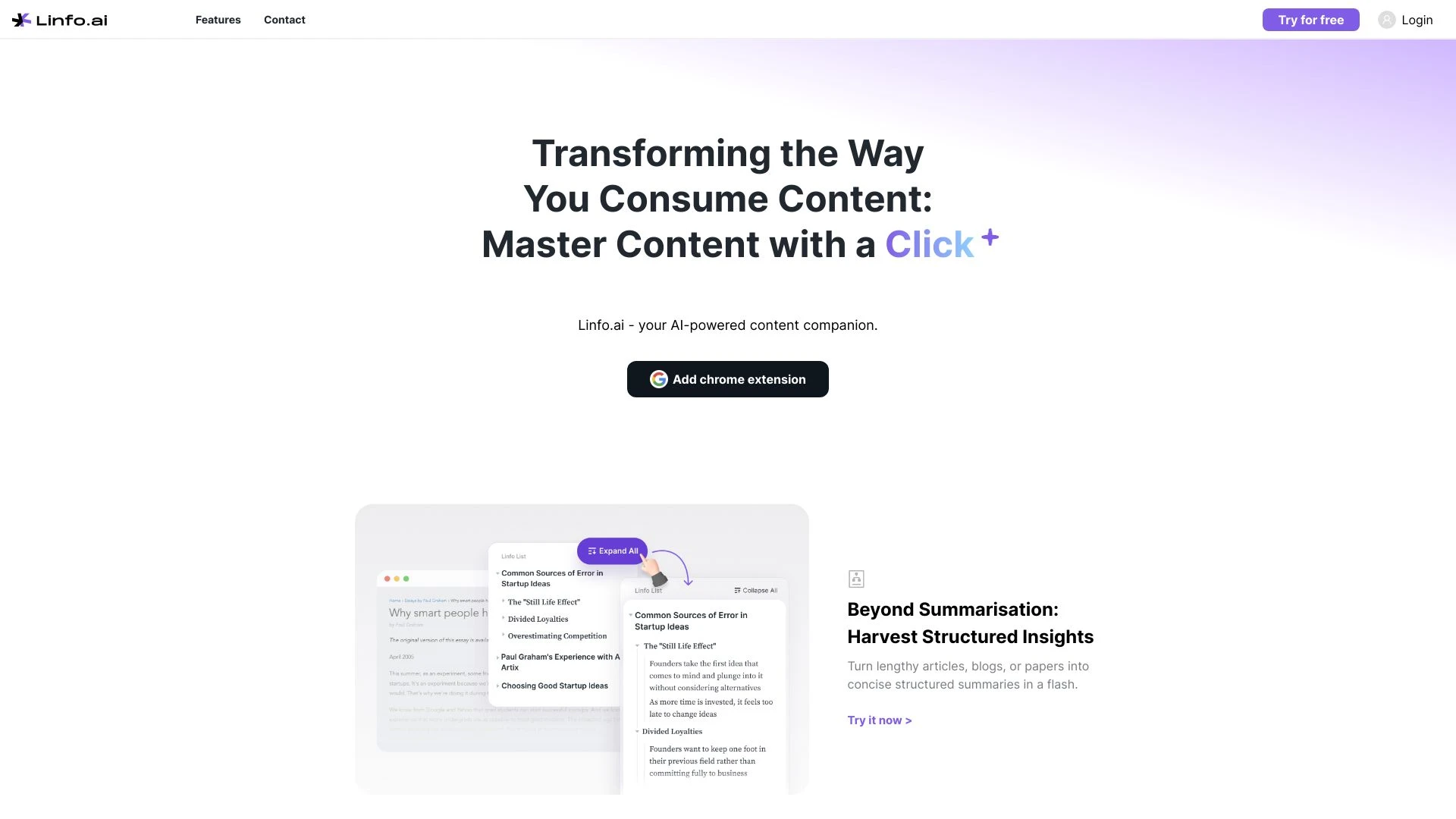 Linfo.ai - AI Tool Ocean