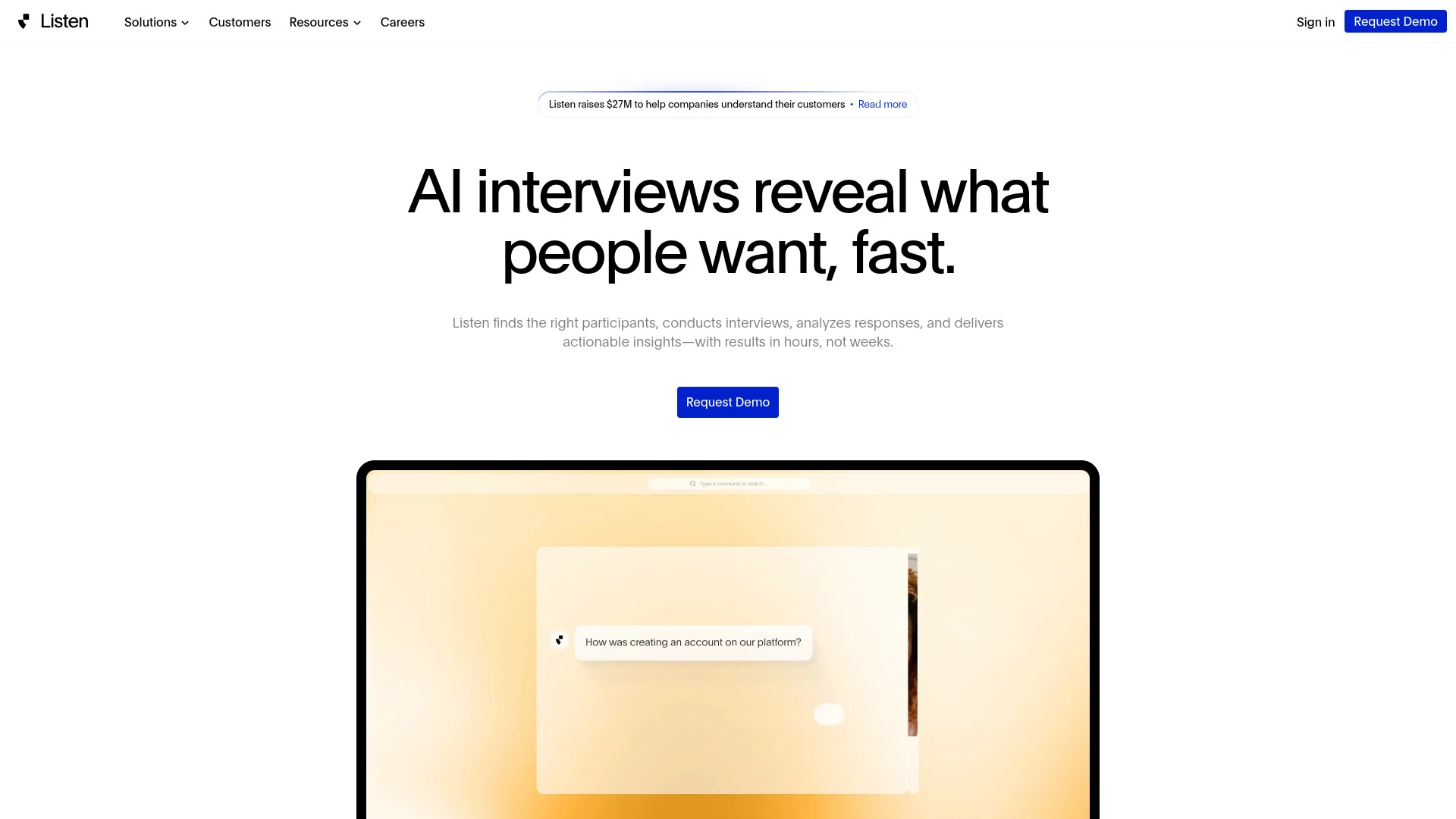 Listen Labs - AI Tool Ocean