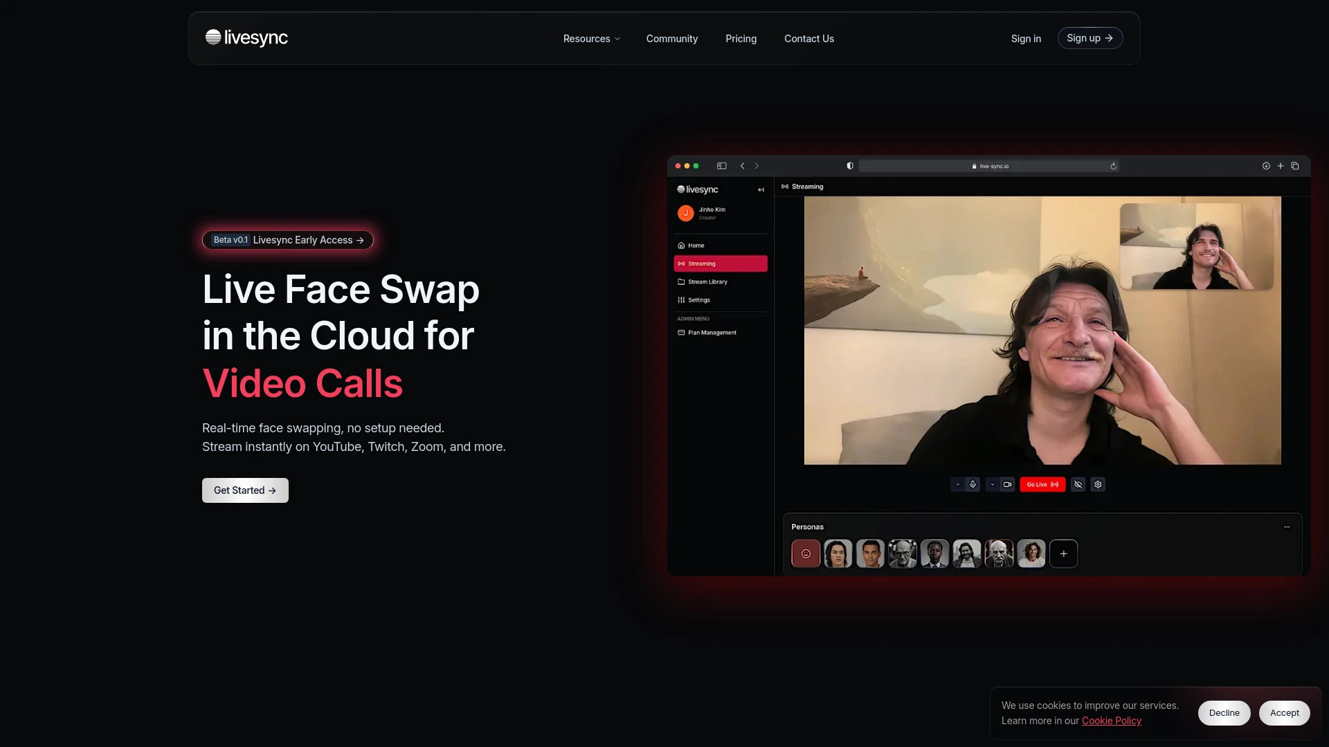Livesync - AI Tool Ocean