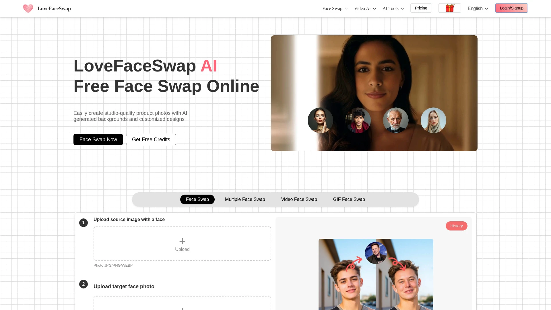 LoveFaceSwap - AI Tool Ocean