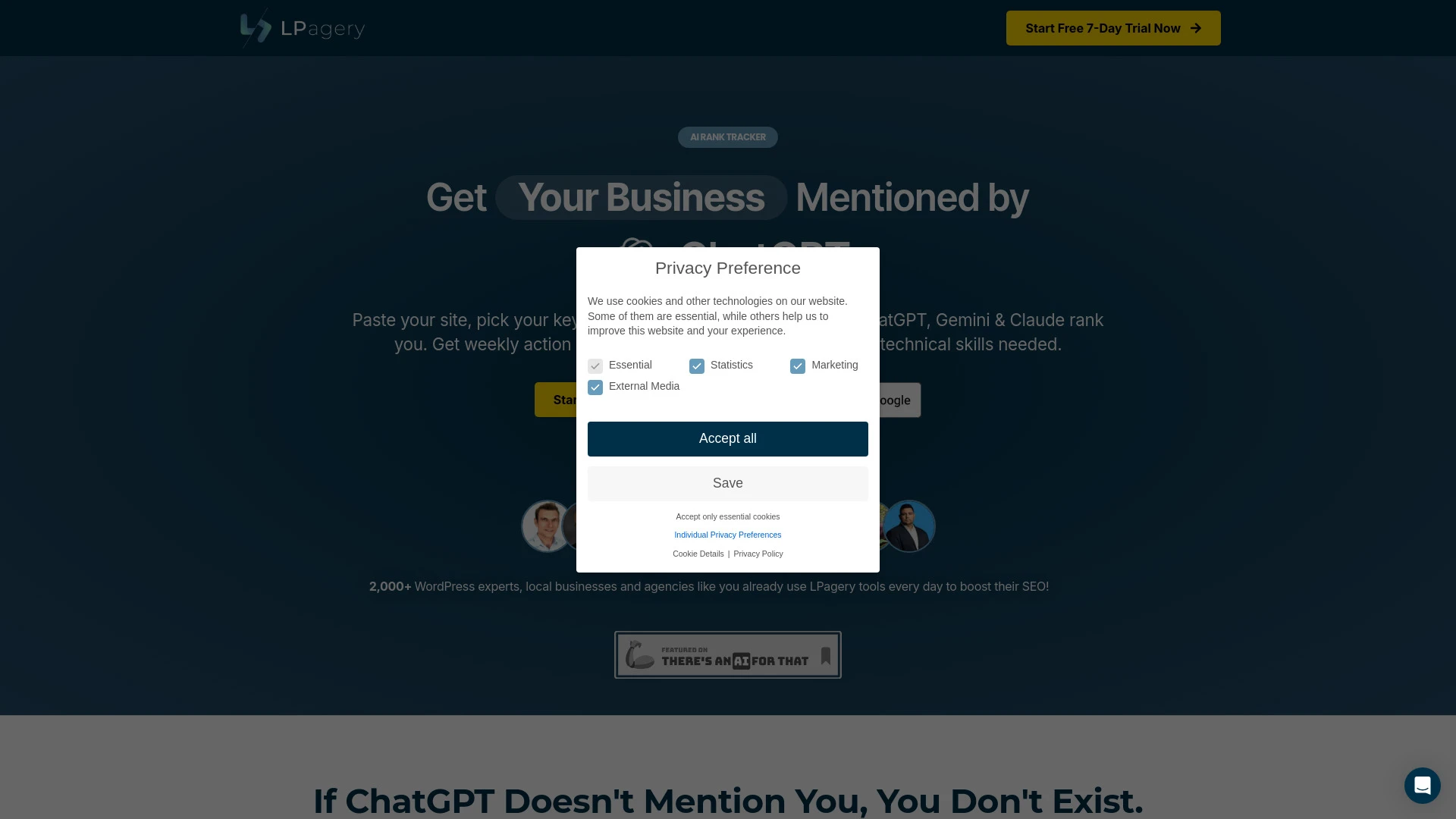 LPagery AI Rank Tracker - AI Tool Ocean