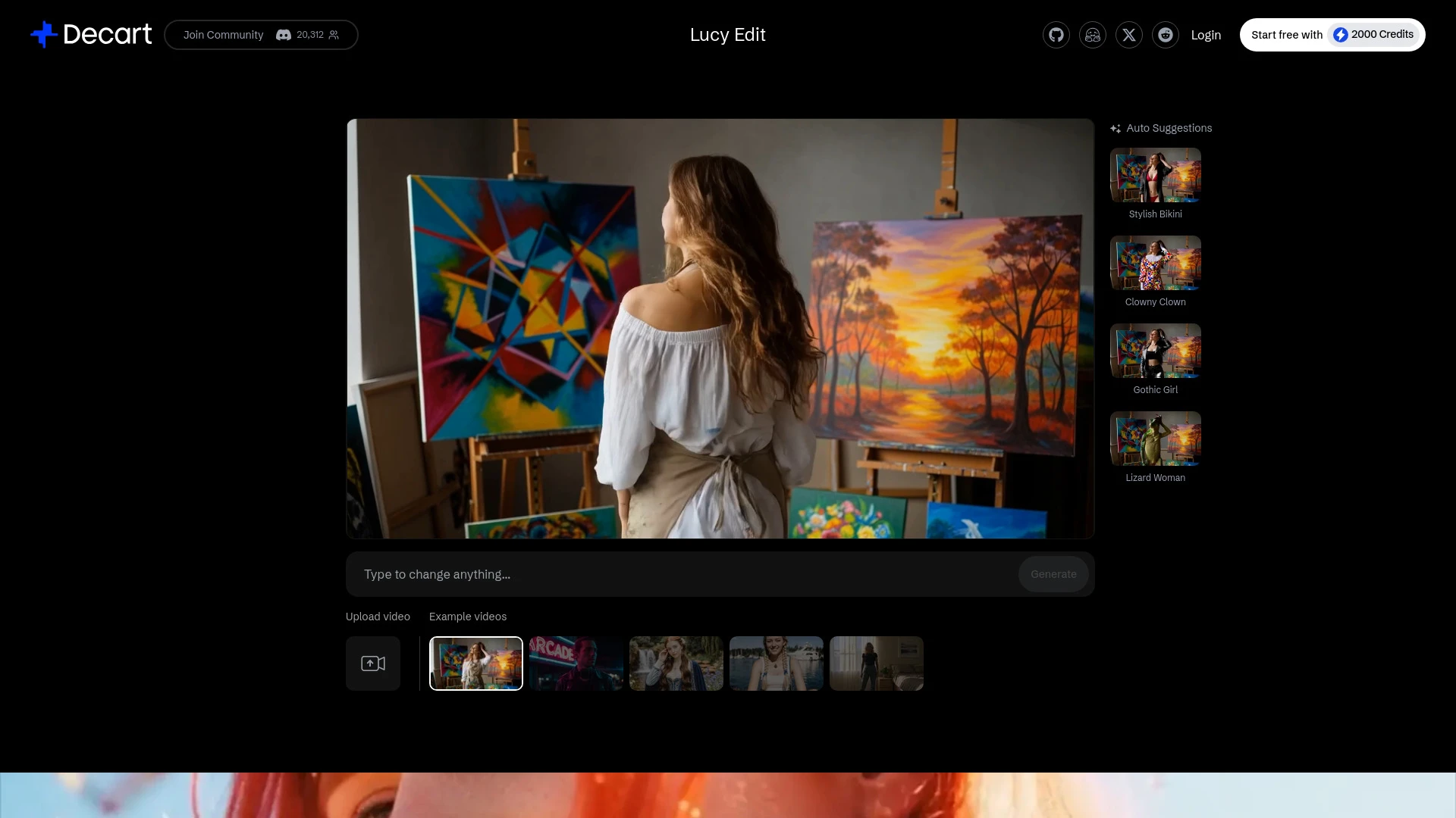 Lucy Edit by Decart - AI Tool Ocean