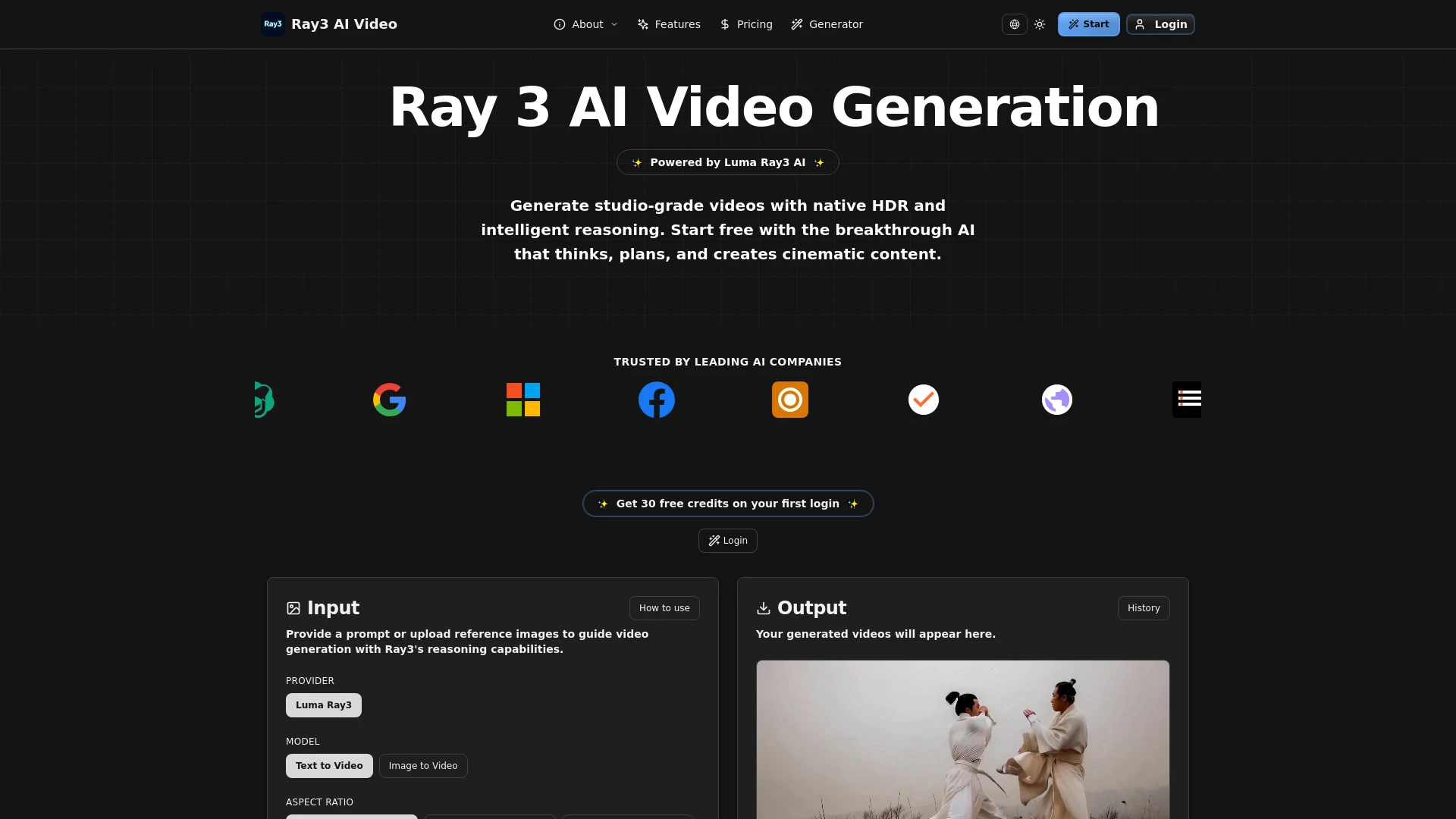 Luma Ray3AI - AI Tool Ocean