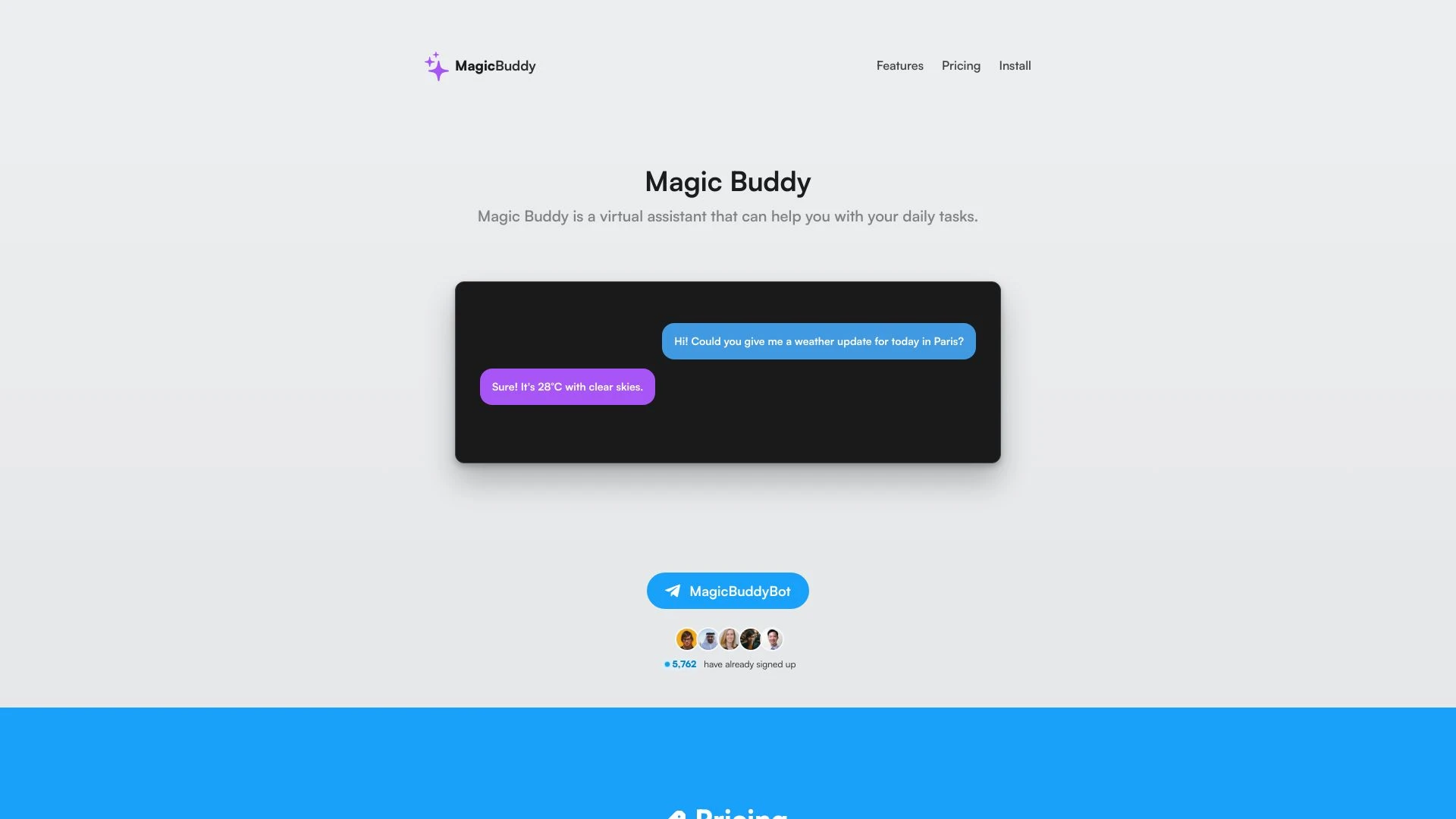 MagicBuddy - AI Tool Ocean