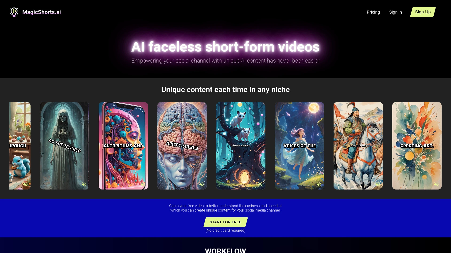 MagicShorts.ai - AI Tool Ocean