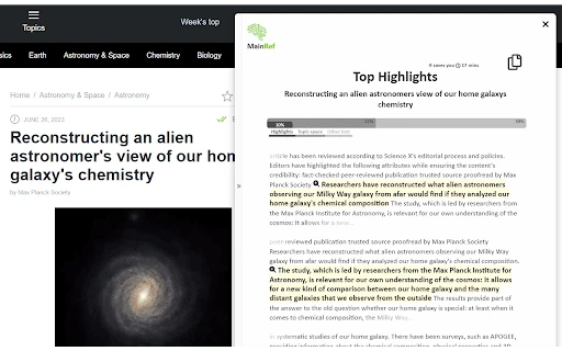 MainRef - Chrome Extension - AI Tool Ocean