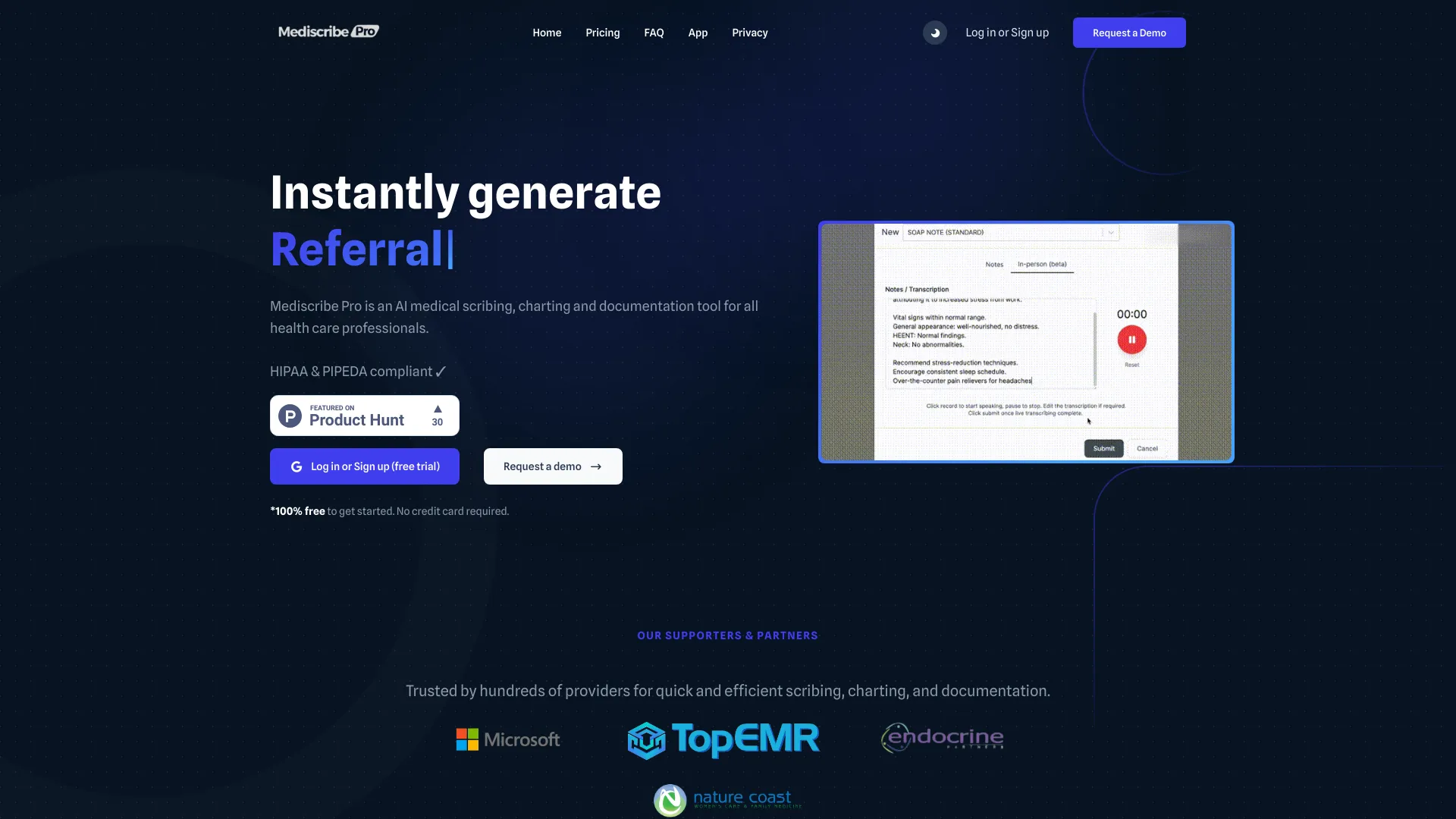 Mediscribe Pro - AI Tool Ocean
