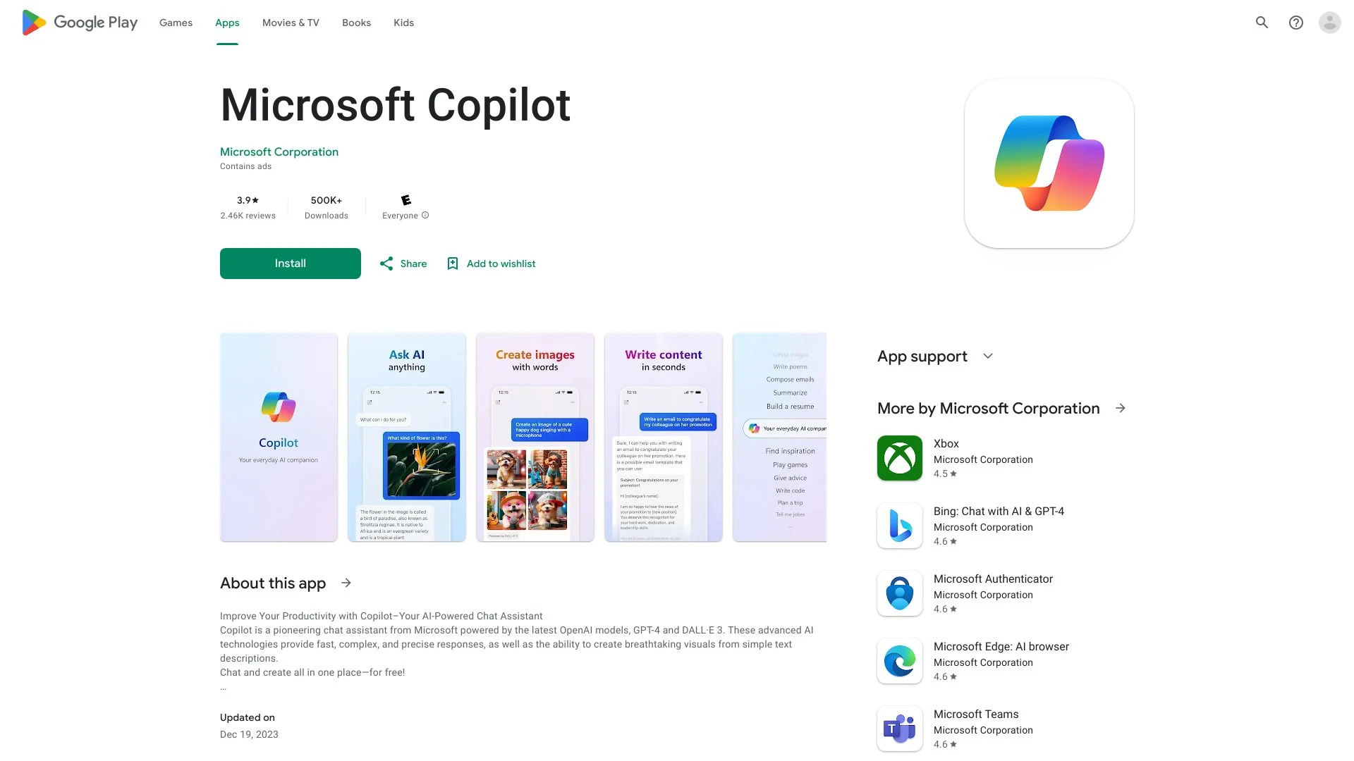 Microsoft Copilot - AI Tool Ocean